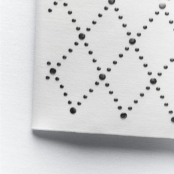 ZARA STUDDED STRETCH KNIT DRESS - Picture 10 of 10